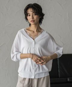MAYSON GREY / メイソングレイ ニット・セーター | 2WAYレースネックニットプルオーバー