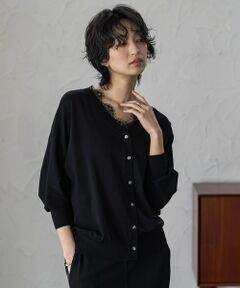 MAYSON GREY / メイソングレイ ニット・セーター | 2WAYレースネックニットプルオーバー