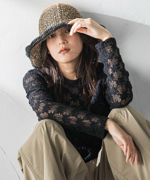 MAYSON GREY / メイソングレイ キャップ | ペーパークロシェハット | 詳細3