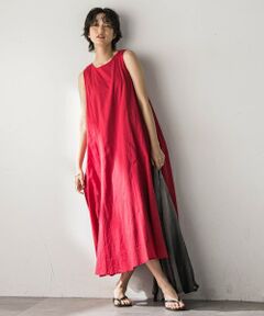MAYSON GREY / メイソングレイ ロング・マキシ丈ワンピース | 綿ボイル前後2WAYノースリーブワンピース