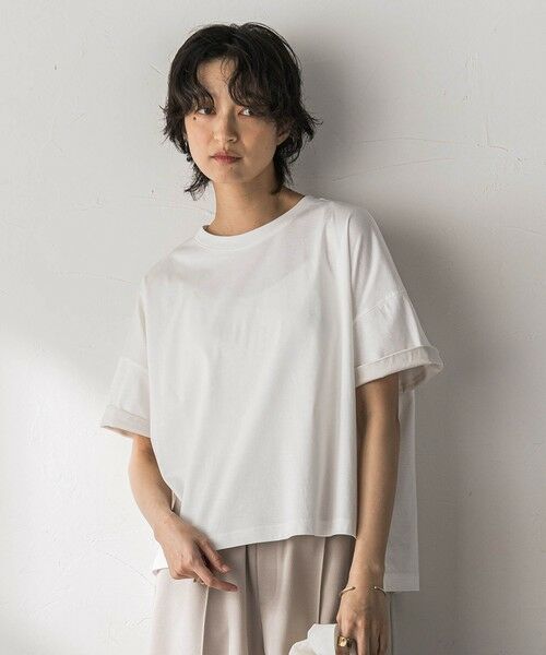 MAYSON GREY / メイソングレイ カットソー | 汗ジミ防止バイカラーTシャツ（ホワイト）