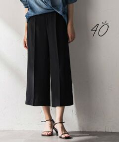 MAYSON GREY / メイソングレイ その他パンツ | 【40周年限定】復刻リネンライクイージークロップドワイドパンツ