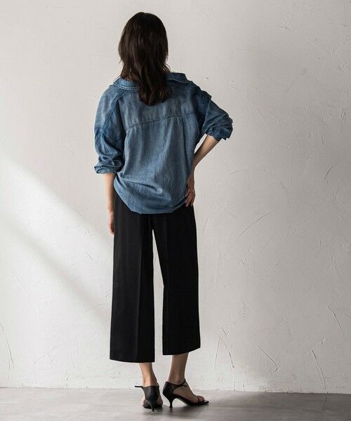 MAYSON GREY / メイソングレイ その他パンツ | 【40周年限定】復刻リネンライクイージークロップドワイドパンツ | 詳細6