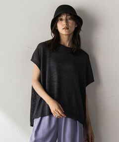 MAYSON GREY / メイソングレイ ニット・セーター | ペーパーヤーンフレンチスリーブプルオーバー