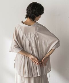 MAYSON GREY / メイソングレイ シャツ・ブラウス | 麻調シアーBACKタックスキッパーブラウス