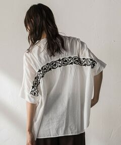 MAYSON GREY / メイソングレイ シャツ・ブラウス | キャンブリックバック刺繍ブラウス