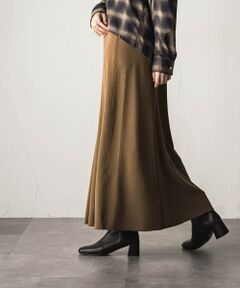 MAYSON GREY / メイソングレイ ミニ・ひざ丈スカート | とろみジャージーセミフレアスカート≪セットアップ対応≫