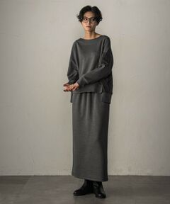 MAYSON GREY / メイソングレイ ロング・マキシ丈ワンピース | ダンボールワークポケット付きスカートセットアップ