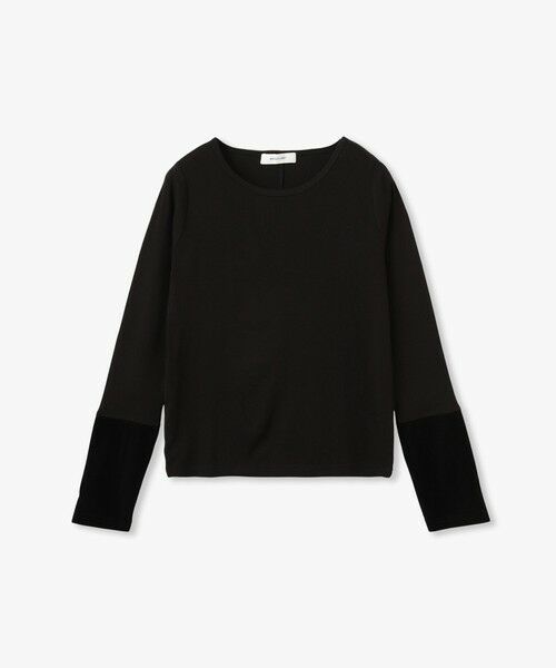 MAYSON GREY / メイソングレイ カットソー | ベロアカフスロングTシャツ | 詳細27
