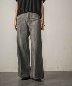 MAYSON GREY / メイソングレイ デニムパンツ | センタープレスデニムワイドパンツ