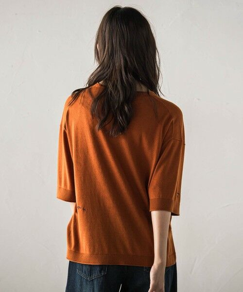 MAYSON GREY / メイソングレイ ニット・セーター | 【40周年限定】メッセージ刺繍Vネックニットプルオーバー | 詳細28