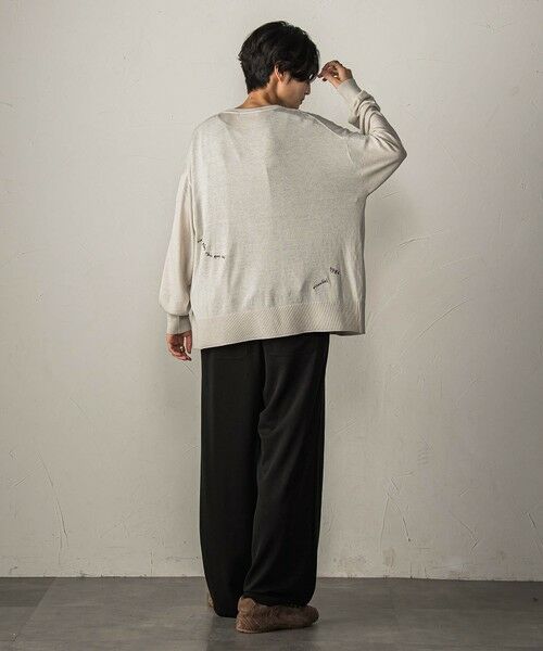 MAYSON GREY / メイソングレイ カーディガン・ボレロ | 【40周年限定】メッセージ刺繍Vネックニットカーディガン | 詳細27