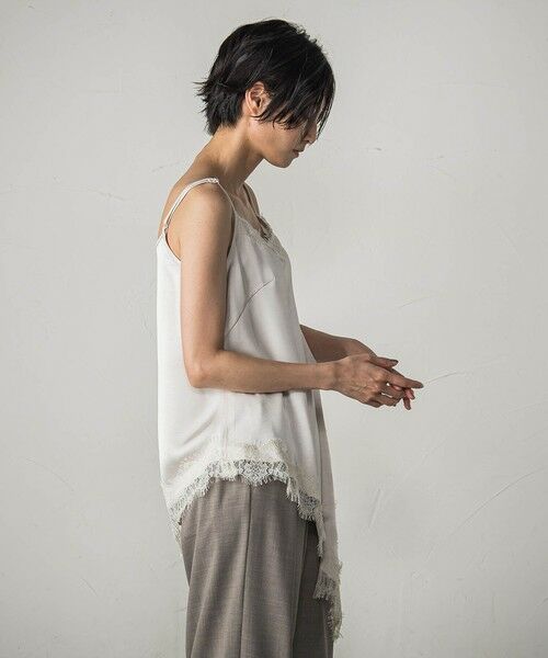 MAYSON GREY / メイソングレイ シャツ・ブラウス | アシンメトリーレースキャミソール | 詳細2