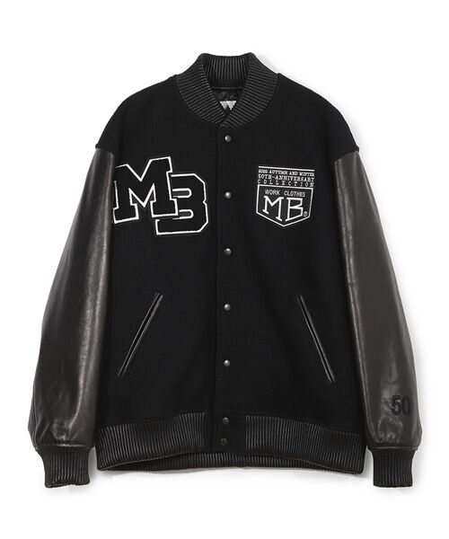 MEN'S BIGI/メンズビギ 【50th Anniv. 菊池武夫】WOOL MELTON STADIUM JAMPER ブラック 4 MEN'S BIGI/メンズビギ 【50th Anniv. 菊池武夫】WOOL MELTON STADIUM JAMPER ブラック 4