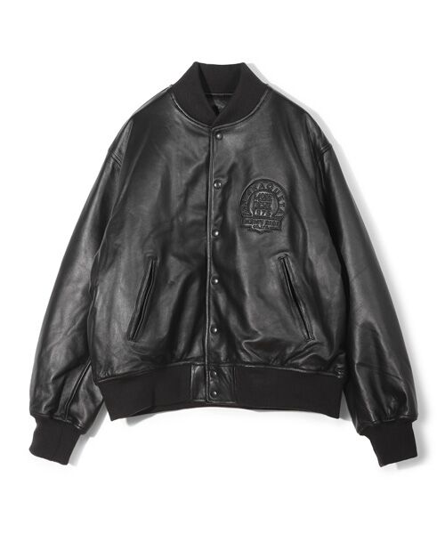 MEN'S BIGI/メンズビギ 【50th Anniv. 中田 慎介】 SHEEP LEATHER STADIUM JAMPER ブラック 4 MEN'S BIGI/メンズビギ 【50th Anniv. 中田 慎介】 SHEEP LEATHER STADIUM JAMPER ブラック 4