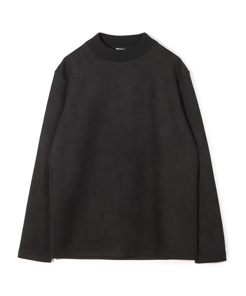 MEN'S BIGI/メンズビギ 【COLE HAAN/コール ハーン】別注スエードタッチモックネックロングTシャツ ブラック 2 MEN'S BIGI/メンズビギ 【COLE HAAN/コール ハーン】別注スエードタッチモックネックロングTシャツ ブラック 2