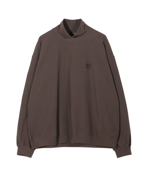 MEN'S BIGI/メンズビギ 【50th Anniv. 中田 慎介】NYLON TURTLENECK CUT SEW ブラウン 2