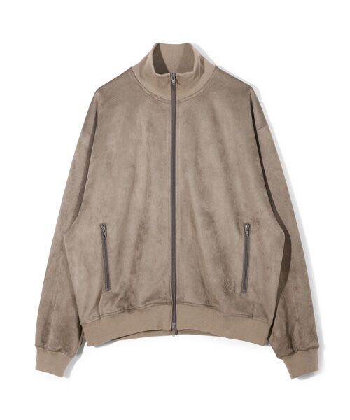 MEN'S BIGI/メンズビギ 【50th Anniv. 中田 慎介】 SUEDE LIKE/HOUND'S TOOTH TRACK JACKET ベージュ 2 MEN'S BIGI/メンズビギ 【50th Anniv. 中田 慎介】 SUEDE LIKE/HOUND'S TOOTH TRACK JACKET ベージュ 2