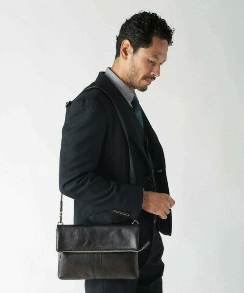 MEN'S BIGI / メンズビギ ショルダーバッグ | 【SEEKER/シーカー】別注2wayクラッチ&ショルダーバッグ | 詳細2