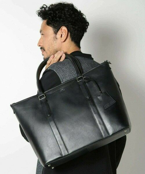 MEN'S BIGI / メンズビギ トートバッグ | 【SEEKER/シーカー】別注ムラレザー2wayトート&ショルダーバッグ | 詳細1