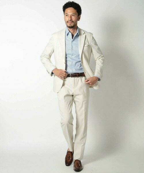 MEN'S BIGI / メンズビギ ベルト・サスペンダー | 【DOMODOSSOLA】レザーメッシュプレーンベルト | 詳細10