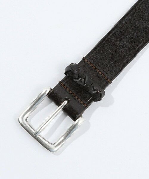 MEN'S BIGI / メンズビギ ベルト・サスペンダー | 【Haddon&Jones/ハッドンアンドジョーンズ】別注メッシュループレザーベルト | 詳細4