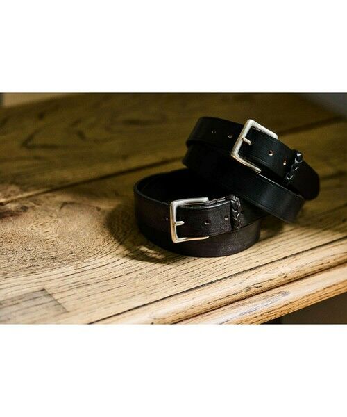 MEN'S BIGI / メンズビギ ベルト・サスペンダー | 【Haddon&Jones/ハッドンアンドジョーンズ】別注メッシュループレザーベルト | 詳細9