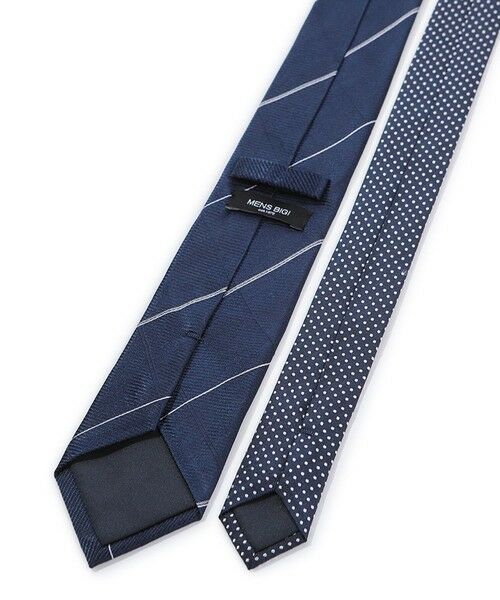 MEN'S BIGI / メンズビギ ネクタイ | チェック×ドット柄シルクネクタイ | 詳細4