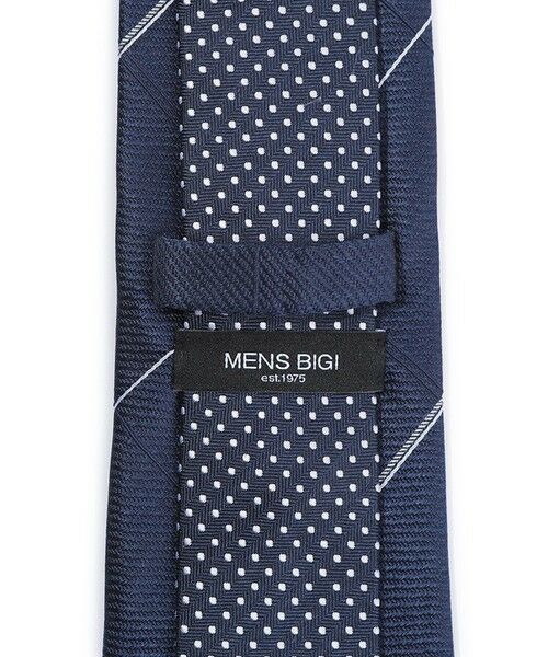 MEN'S BIGI / メンズビギ ネクタイ | チェック×ドット柄シルクネクタイ | 詳細5