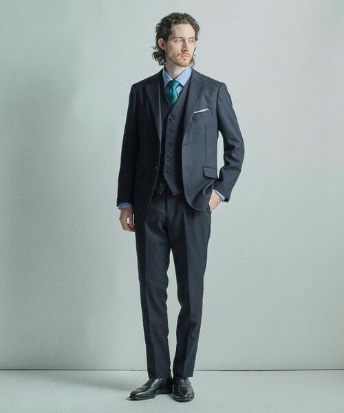 MEN'S BIGI / メンズビギ ネクタイ | チェック×ドット柄シルクネクタイ | 詳細11