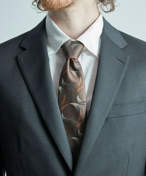 MEN'S BIGI / メンズビギ ネクタイ | 【TIE YOUR TIE/タイユアタイ】ヴィンテージアブストラクト柄ネクタイ | 詳細4