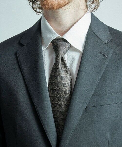 MEN'S BIGI / メンズビギ ネクタイ | 【TIE YOUR TIE/タイユアタイ】モダンジオメトリック柄ネクタイ | 詳細4