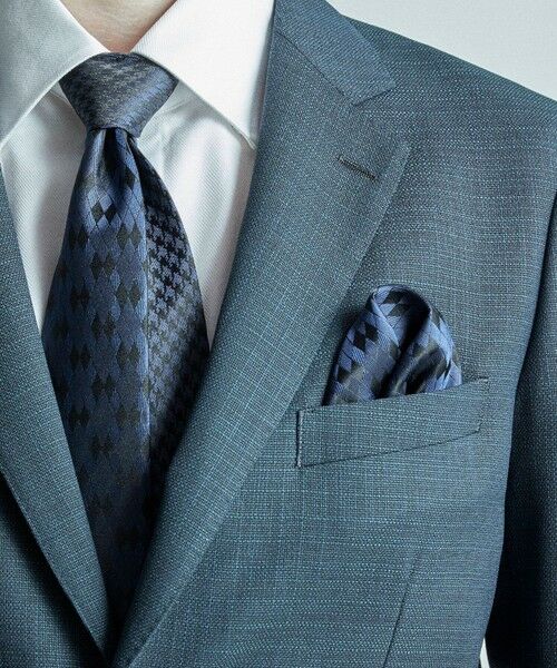 MEN'S BIGI / メンズビギ その他小物 | アーガイル柄シルクチーフ | 詳細4