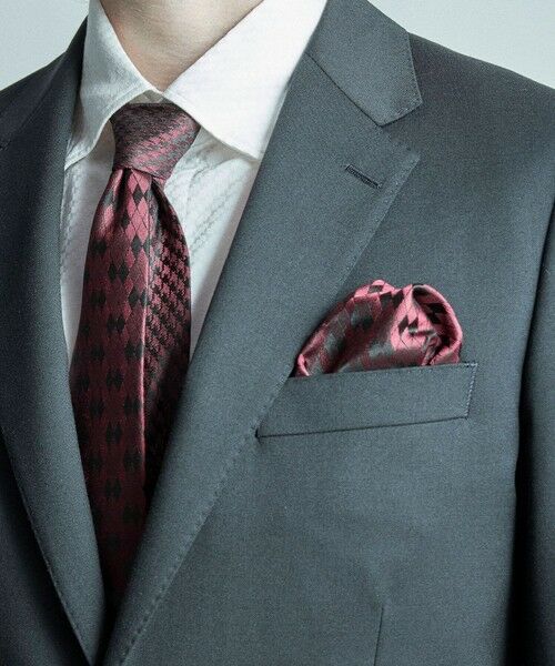 MEN'S BIGI / メンズビギ その他小物 | アーガイル柄シルクチーフ | 詳細8