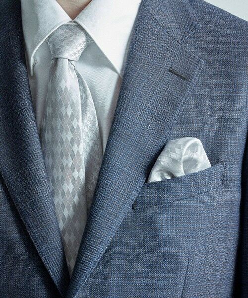 MEN'S BIGI / メンズビギ その他小物 | アーガイル柄シルクチーフ | 詳細12