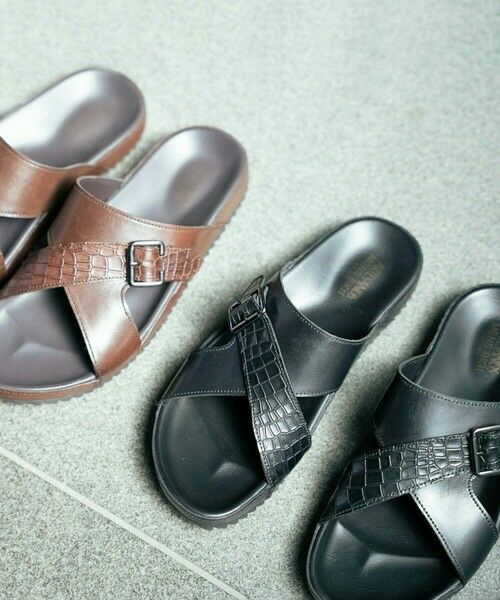 MEN'S BIGI / メンズビギ サンダル | 【Artesanos/アルテサノス】別注 レザークロスストラップサンダル | 詳細3