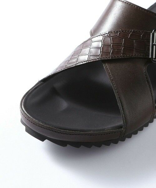 MEN'S BIGI / メンズビギ サンダル | 【Artesanos/アルテサノス】別注 レザークロスストラップサンダル | 詳細6