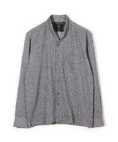 MEN'S BIGI / メンズビギ シャツ・ブラウス | シャーリング楊柳 シャツブルゾン＜ストレッチ＞