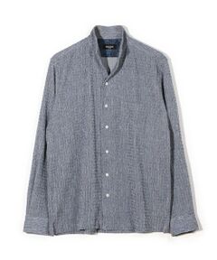 MEN'S BIGI / メンズビギ シャツ・ブラウス | シャーリング楊柳 シャツブルゾン＜ストレッチ＞