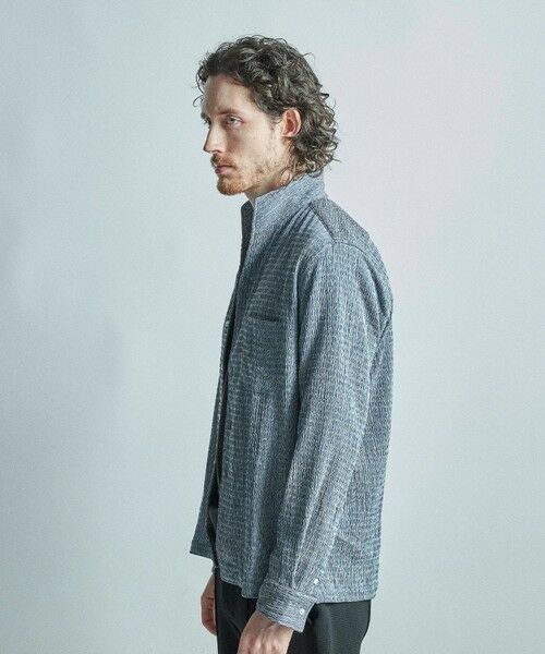 MEN'S BIGI / メンズビギ シャツ・ブラウス | シャーリング楊柳 シャツブルゾン＜ストレッチ＞ | 詳細14