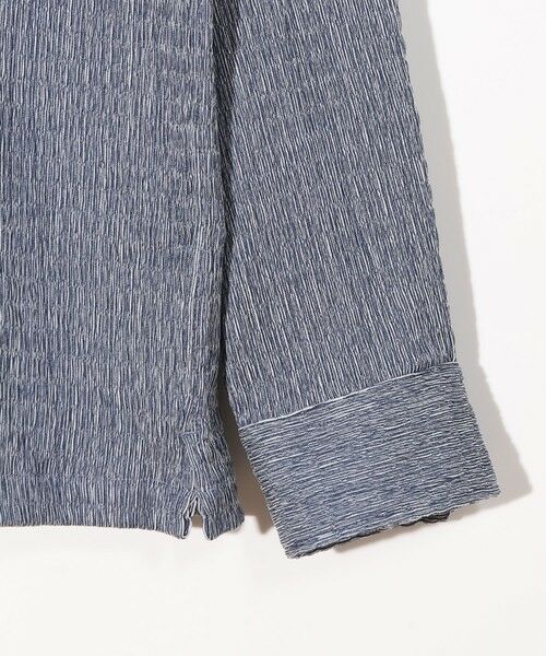 MEN'S BIGI / メンズビギ シャツ・ブラウス | シャーリング楊柳 シャツブルゾン＜ストレッチ＞ | 詳細9