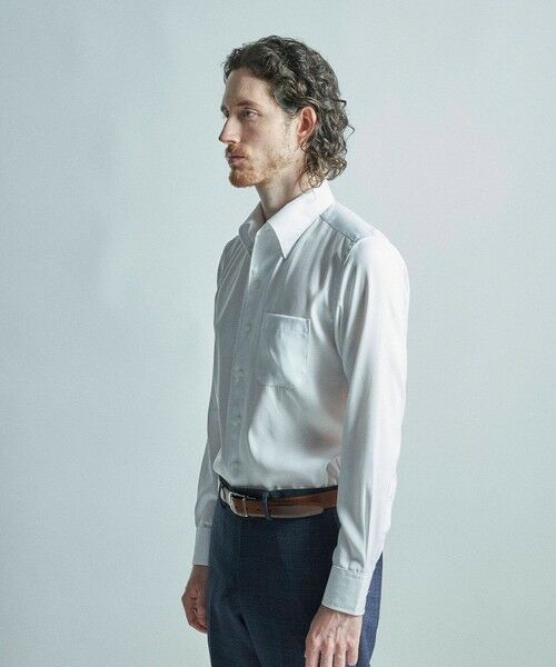 MEN'S BIGI / メンズビギ シャツ・ブラウス | 【ACTIVE TAILOR/アクティブテイラー】クールマックスロイヤルオックスドレスシャツ＜吸水速乾/イージーケア＞ | 詳細4