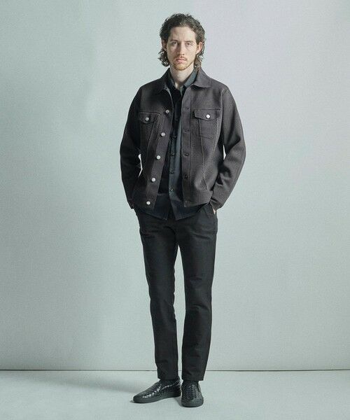 MEN'S BIGI / メンズビギ ブルゾン | デニムジャケット風ミラノリブニットアウター | 詳細17