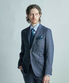 MEN'S BIGI / メンズビギ テーラードジャケット | ミックスヤーン/ホップサックテーラードジャケット