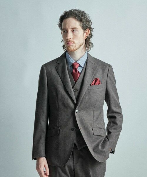 MEN'S BIGI / メンズビギ テーラードジャケット | ミックスヤーン/ホップサックテーラードジャケット | 詳細1