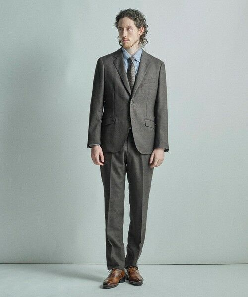 MEN'S BIGI / メンズビギ テーラードジャケット | ミックスヤーン/ホップサックテーラードジャケット | 詳細2