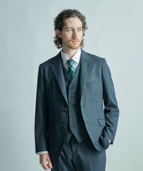 MEN'S BIGI / メンズビギ テーラードジャケット | ミックスヤーン/ホップサックテーラードジャケット | 詳細19