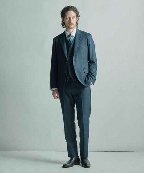 MEN'S BIGI / メンズビギ テーラードジャケット | ミックスヤーン/ホップサックテーラードジャケット | 詳細20