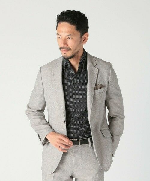 MEN'S BIGI / メンズビギ テーラードジャケット | 【ACTIVE TAILOR/アクティブテイラー】カラミメッシュストレッチジャケット<ストレッチ><通気性> | 詳細1