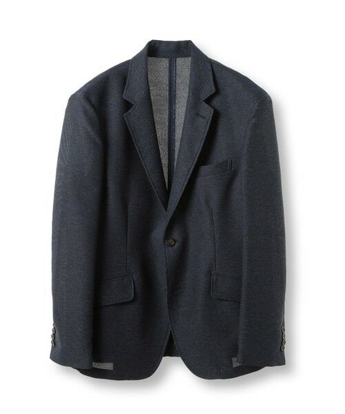 MEN'S BIGI / メンズビギ テーラードジャケット | 【ACTIVE TAILOR/アクティブテイラー】カラミメッシュストレッチジャケット<ストレッチ><通気性>(ネイビー)